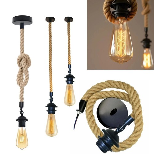 Lampada sospensione corda - lampada,